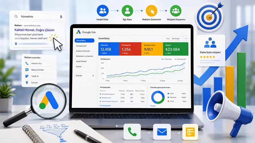 Google Ads ile Daha Fazla Müşteri Kazanmanın Yolları