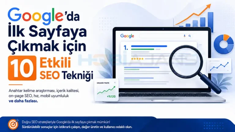 Google’da İlk Sayfaya Çıkmak için 10 Etkili SEO Tekniği